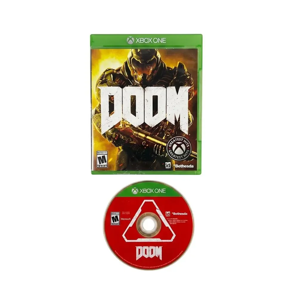Xbox One Doom Greatest Hits CIB Complete In Box‎ Video Game